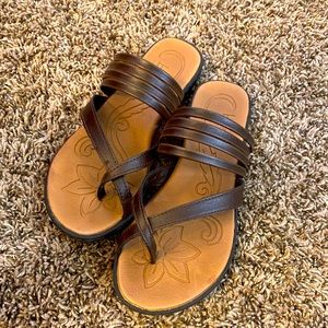 Brown strappy b.o.c. Sandals